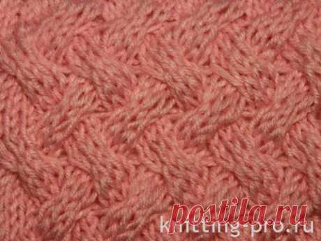 Узор &quot;Плетенка&quot; - knitting-pro.ru - Электронный журнал по вязанию спицами