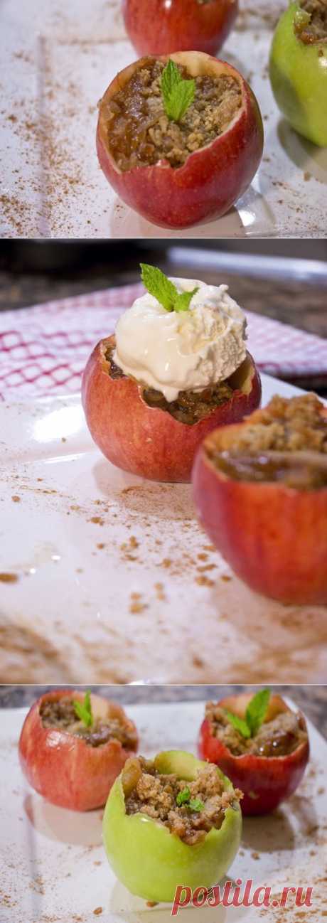 Apple Crumble Cups | Rookie With A Cookie