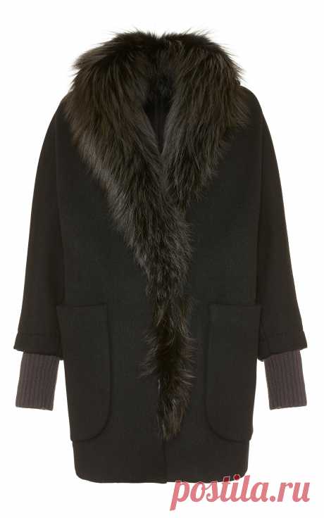 Fur Trim Coat by Fabiana Filippi | Moda Operandi