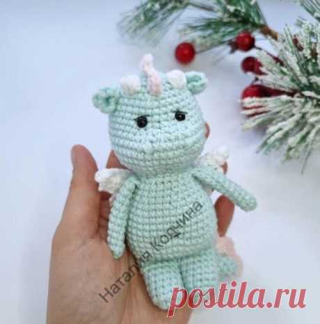 Малыш дракоша крючком. Амигуруми схемы и описания. Автор: Myatka_knit_for_kids | IRINELY.ART