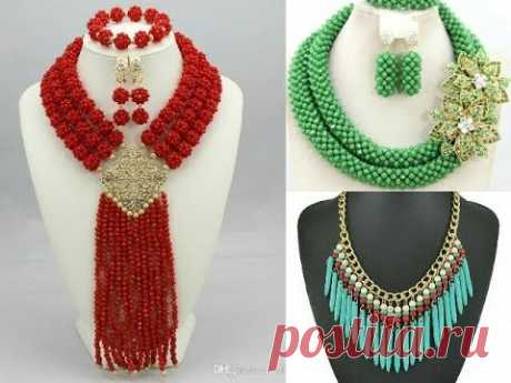 Latest Designer Beads Necklace Available Online.. 2018...❤