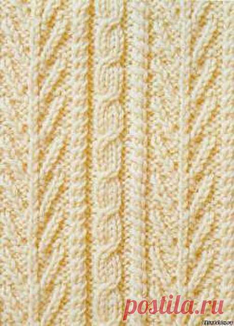 Схема вязания спицами №35 Аран (Aran) - Вязание спицами. Узоры