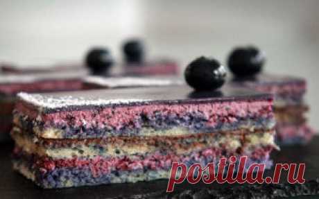 Яркая ароматная черничная глазурь! | Рецепты тортов, пошаговое приготовление с фото