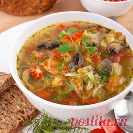 Щи с грибами по-монастырски рецепт – русская кухня: супы