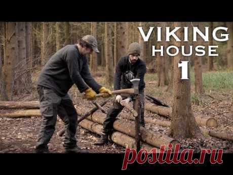 Building a Viking House with Hand Tools: A Bushcraft Project (PART 1)