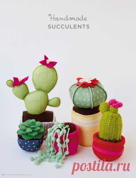 Handmade succulents five ways - Think.Make.Share. Three Think.Make.Share contributors share their DIY handmade succulent projects. (A blog from the Creative Studios at Hallmark.)