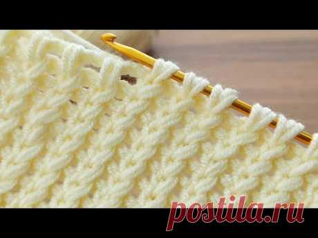 👌Wow....!!! ⚡ A legendary Tunisian crochet Very easy Tunisian crochet pattern #tunisiancrochet
