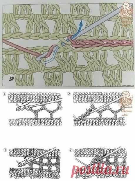 10 вариантов, как соединить мотивы крючком | Сашкины Вязашки | Яндекс Дзен