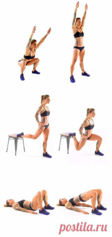 3 упражнения для тренировки всего тела