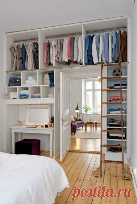 17 идей хранения одежды, которые организуют гардеробную даже в очень маленькой квартире