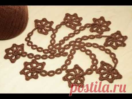 ЗАВИТОК для ирландского кружева вязание крючком crochet irish lace