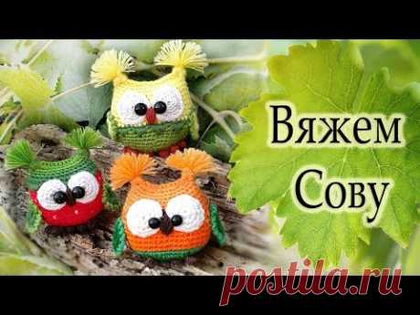 Вязаная сова. МК.knitted owl