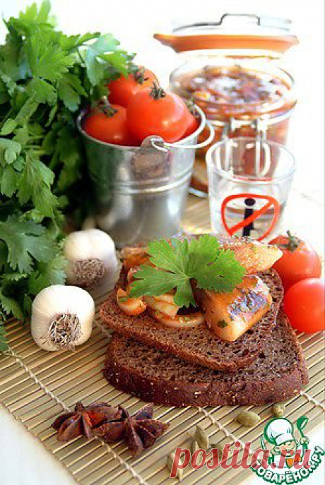 Сельдь малосольная маринованная в кисло-сладком томатном соусе - кулинарный рецепт