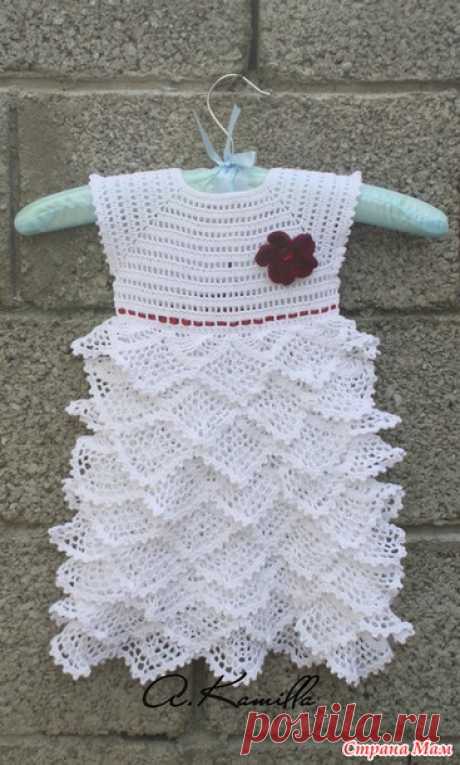 Ажурное платье - Вязание - Страна Мам