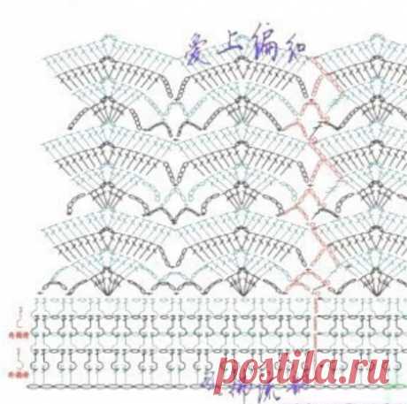 Схема для детского платья крючком