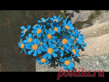 ABC TV | How To Make Easy Daisy Flower With Crepe Paper - Craft Tutorial