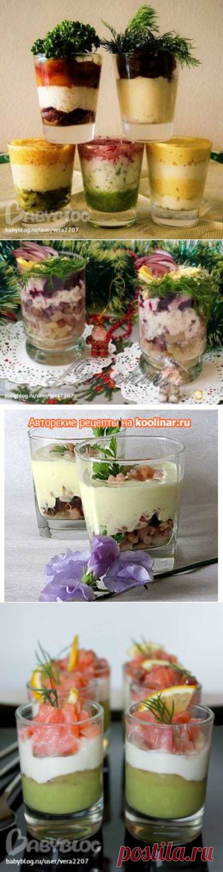 Веррин - салат в стакане (24 примера с фото и ссылками)