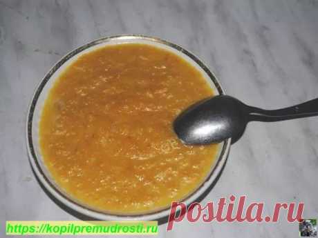 Суп-пюре из тыквы, рецепт приготовления с добавлением картофеля