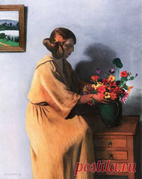 Felix Vallotton - The Bouquet | Sovetika.ru - живопись/painting