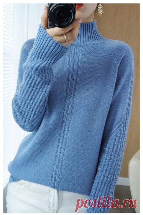 Подборка простых, оригинальных женских моделей спицами : джемпер, пуловер, свитер. | Вязание с Мамой Мишкой | Дзен