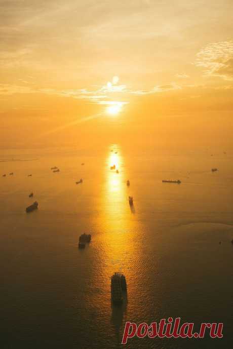 sunrise over Singapore by (nhilmy) | Sunrise ☼ Sunset