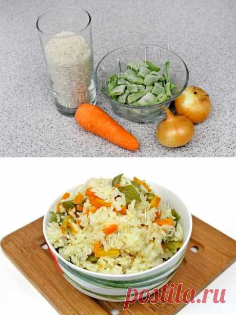 Рис с овощами в мультиварке, рецепт с фото.