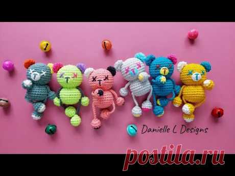 How to Crochet Teddy Bear Amigurumi | Amigurumi Keychain