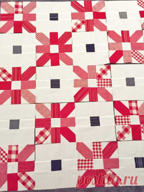 Picnic Fireworks Quilt   Hi, it’s Jessica from Skein and Hook here.  I’m happy to be back at Moda Bake Shop today sharing this tutorial with you.  When I saw Picnic Basket Wovens by Moda, I was so excite…