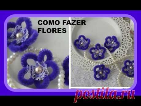 Como fazer lindas  flores ♥