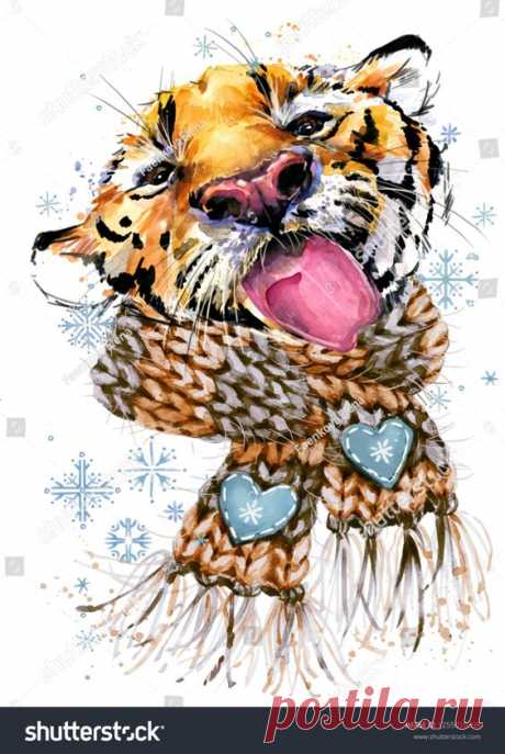 Cute Tiger Watercolor Background Year Tiger: стоковые изображения в HD и миллионы других стоковых фотографий, иллюстраций и векторных изображений без лицензионных платежей в коллекции Shutterstock…