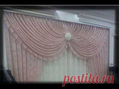 how to make swags and tails curtains(heart swag)