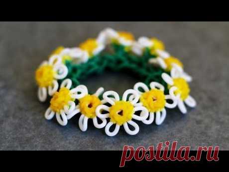 Rainbow Loom™  Macro Daisy Flower Tutorial Part 2