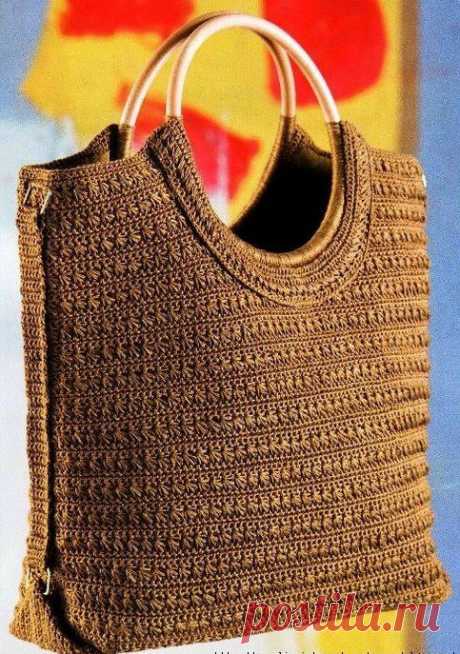 Вязаная сумочка крючком | Рукоделие и вышивка
