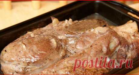Как запечь большой кусок мяса, чтобы он был вкусным и мягким Мясо, приготовленное таким способом, получается сочное, вкусное, ароматное.