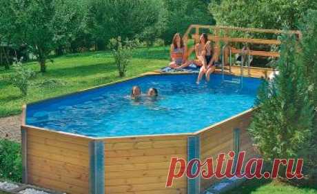 Bausatz-Pool   | selbst.de Mit einem Bausatz steht der Pool aus Holz innerhalb von zwei Tagen. Wir zeigen Ihnen, wie Sie den Swimmingpool selbst aufbauen können.