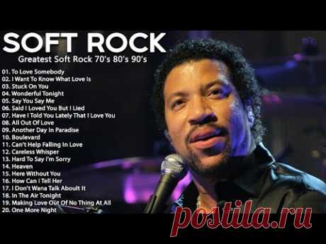 Lionel Richie, Eric Clapton, Elton John,Bee Gees, Rod Stewart - Soft Rock Ballads 70s 80s 90s