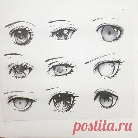 Choose 😋 my eye version a couple months before. Will do my latest eye styles if i have time ^^" #drawing #tbt #throwback #deletelater #anime #eyes #art #girl #sketch #doodle #lineart #inkart