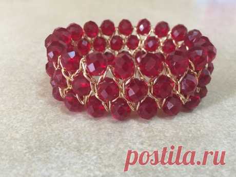 pulsera de pedreria con cadena