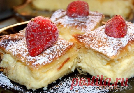 Бугаца- пирог с кремом - простые кулинарные рецепты с фото