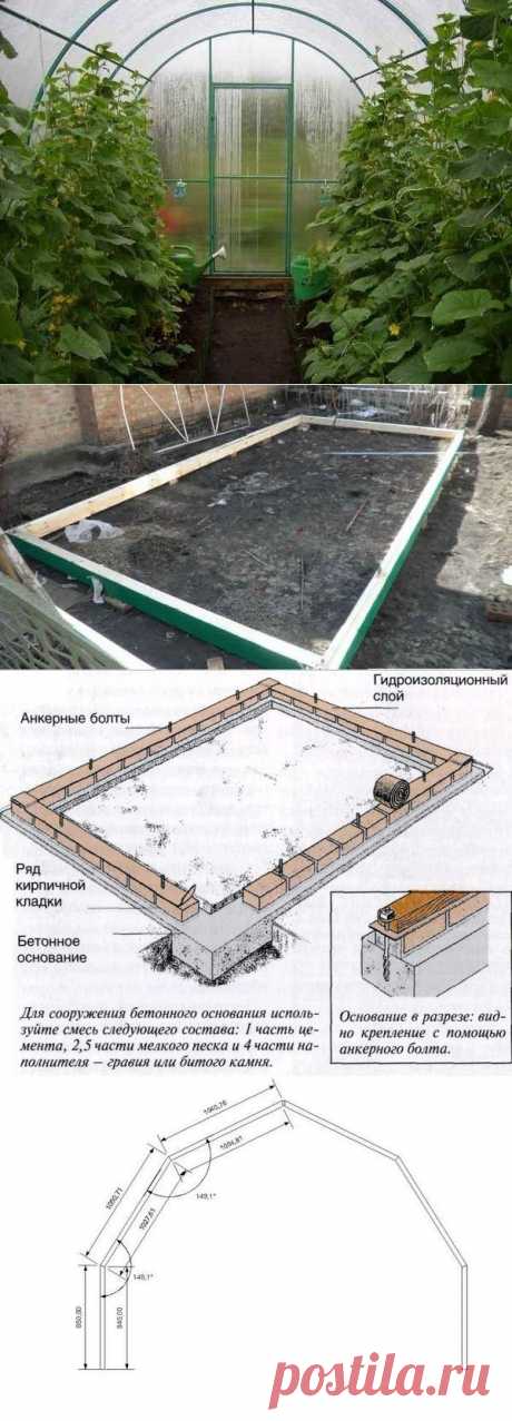 Как построить теплицу - 6 соток