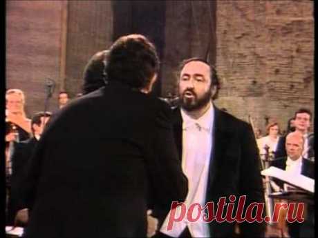 &quot;O Sole Mio&quot; Pavarotti, Carreras, Domingo - Rome 1990 - DVD quality