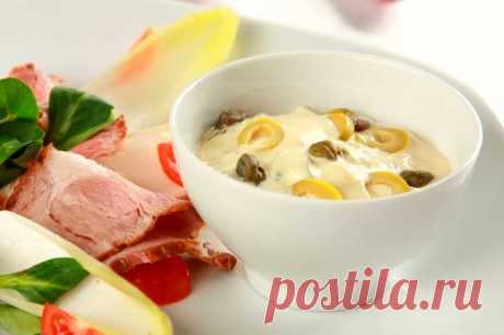 Белый соус с оливками и каперсами – пошаговый рецепт с фото.