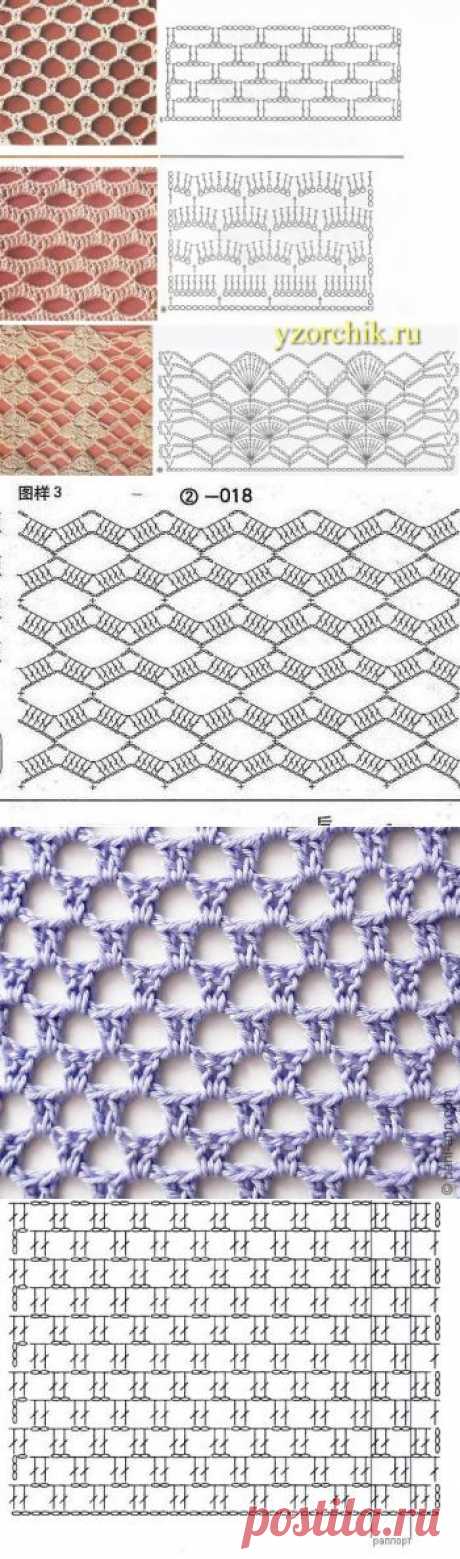 Вязание: сетки крючком