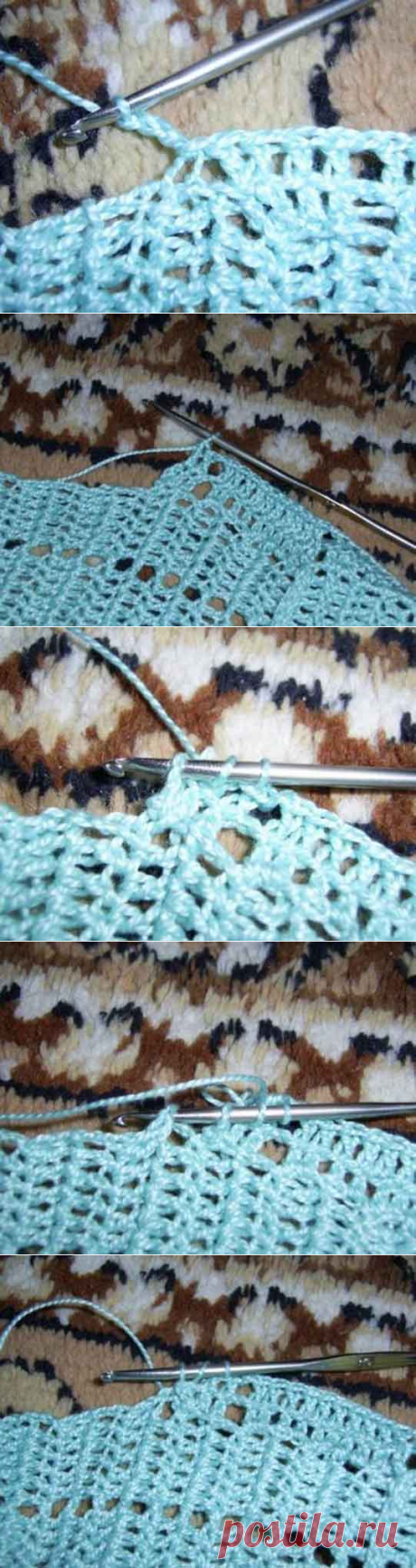 Техника вязания. Вязание рукава сверху