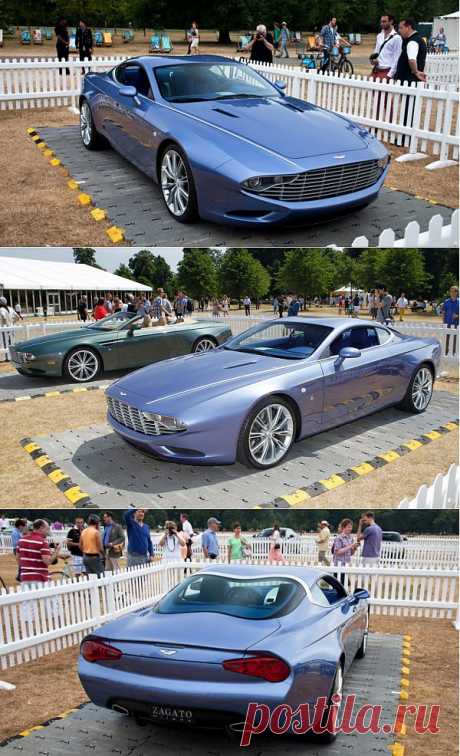 Aston Martin DB9 And DBS Zagato Centennial  - живые фото