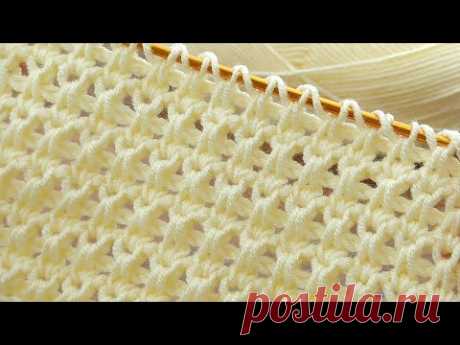 MUY LİNDO PUNTO 💯👌 * Super Easy Tunisian Crochet models  #crochet #crochetmodels
