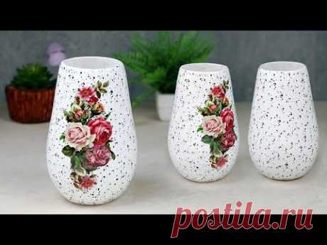 Paper Flower Vase making || Pottery making with paper- পেপার দিয়ে ফুলদানি তৈরি দেখুন