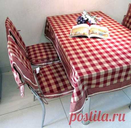 Чехлы для кухонных стульев: оригинальный текстиль на кухне