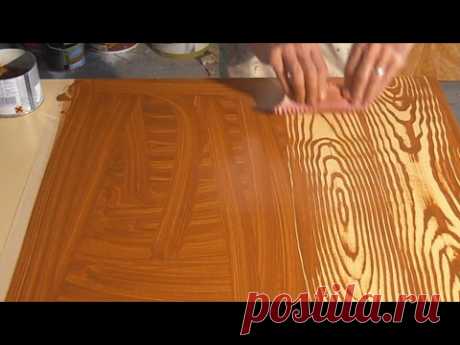 Como pintar imitacion de madera - Inventos Caseros Ingeniosos 2 - YouTube