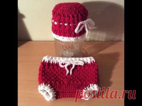 How to Crochet the Fancy Diaper Cover